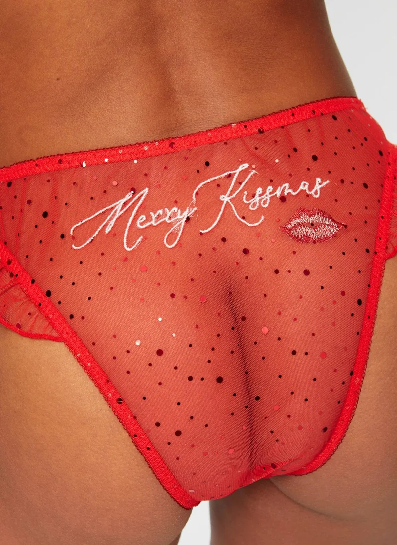 Ann Summers Ann Summers Merry Kissmass Panties